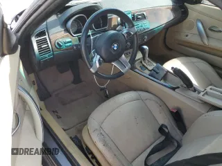 2008 BMW Z4 3.0si with VIN 4USBU53578LX04489, listed as a Copart auction lot 76914574 with 0 mi miles and Salvage Title. Bid and sale history available at carsss.com. Image 8.