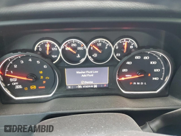 2021 Chevrolet Silverado 1500 RST with VIN 1GCUYEED2MZ403417, listed as a Copart auction lot 46901625 with 41,624 mi miles and Salvage Title. Bid and sale history available at carsss.com. Image 9.