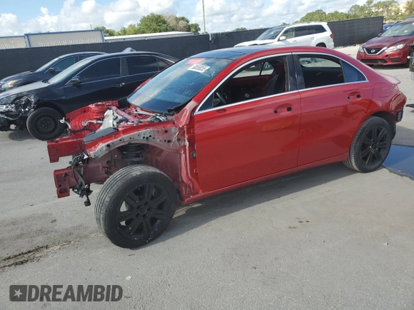 2020 Mercedes-Benz A 220 with VIN W1K3G4EB6LW046899, listed as a Copart auction lot 60858055 with Not provided miles and Clean title. Bid and sale history available at DreamBid. Image 1.
