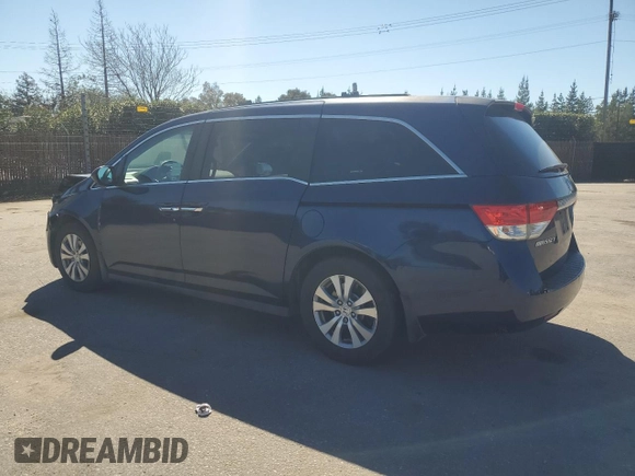 2014 Honda Odyssey EX with VIN 5FNRL5H42EB033982, listed as a Copart auction lot 50433295 with 188,044 mi miles and Salvage Title. Bid and sale history available at carsss.com. Image 2.