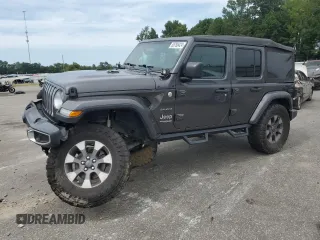 2019 Jeep Wrangler Unlimited Sahara with VIN 1C4HJXEN2KW520939, listed as a Copart auction lot 68788424 with 69,946 mi miles and Salvage Title. Bid and sale history available at carsss.com. Image 1.