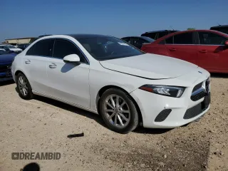 2021 Mercedes-Benz A 220 with VIN W1K3G4EBXMJ268599, listed as a Copart auction lot 48327115 with 75,781 mi miles and Salvage Title. Bid and sale history available at DreamBid. Image 4.