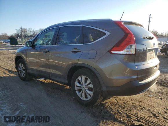 2013 Honda CR-V EX-L with VIN 5J6RM4H74DL040195, listed as a Copart auction lot 87580845 with 129,029 mi miles and Salvage Title. Bid and sale history available at carsss.com. Image 2.