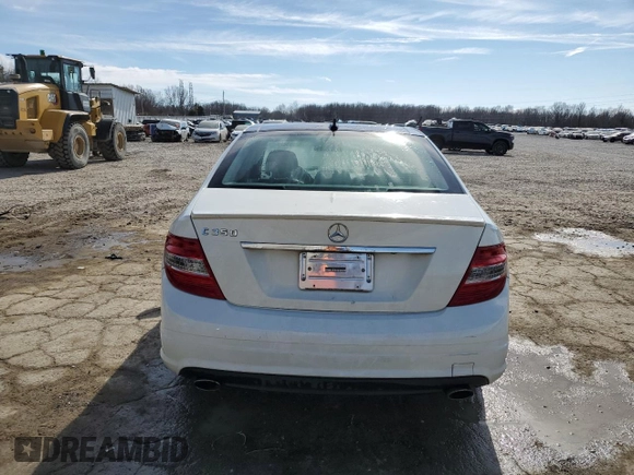 2011 Mercedes-Benz C 350 Sport with VIN WDDGF5GB9BF635029, listed as a Copart auction lot 42098025 with 263,508 mi miles and Salvage title. Bid and sale history available at DreamBid. Image 6.