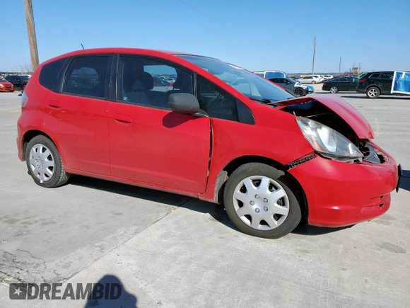 2013 Honda Fit with VIN JHMGE8H39DC076963, listed as a Copart auction lot 44442645 with 61,639 mi miles and Salvage Title. Bid and sale history available at carsss.com. Image 4.