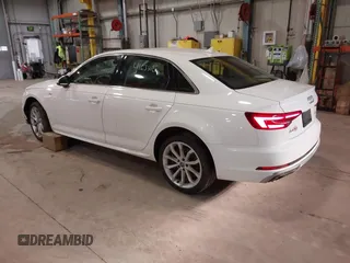 2019 Audi A4 Premium with VIN WAUDNAF47KA117328, listed as a IAAI auction lot 41634062 with 126,067 mi miles and . Bid and sale history available at DreamBid. Image 3.