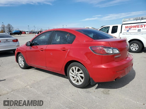 2013 Mazda 3 i Grand Touring with VIN JM1BL1W73D1801628, listed as a Copart auction lot 50356015 with 213,796 mi miles and Salvage Title. Bid and sale history available at carsss.com. Image 2.