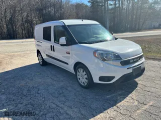 2019 Ram ProMaster City Cargo Van Tradesman SLT with VIN ZFBHRFBB3K6M33910, listed as a Copart auction lot 54969105 with 106,527 mi miles and Clean Title. Bid and sale history available at carsss.com. Image 1.