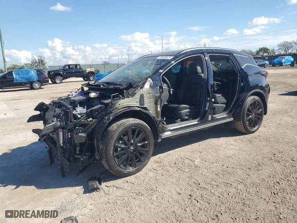 2024 Nissan Murano SV with VIN 5N1AZ2BJ9RC128062, listed as a Copart auction lot 46999625 with 154 mi miles and Non Repairable. Bid and sale history available at carsss.com. Image 1.