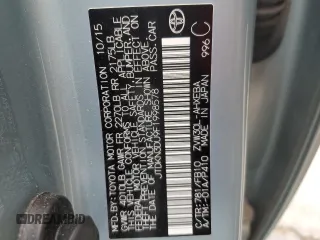 2015 Toyota Prius Four with VIN JTDKN3DU9F1998578, listed as a Copart auction lot 52108015 with 26,320 mi miles and Salvage Title. Bid and sale history available at carsss.com. Image 15.
