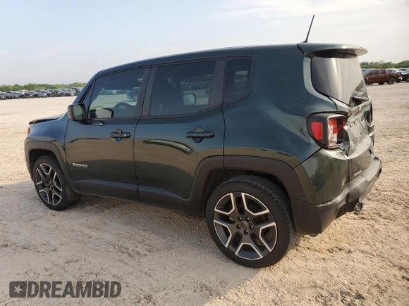 2021 Jeep Renegade Jeepster with VIN ZACNJCAB8MPM52358, listed as a Copart auction lot 51092775 with 33,041 mi miles and Salvage title. Bid and sale history available at DreamBid. Image 2.