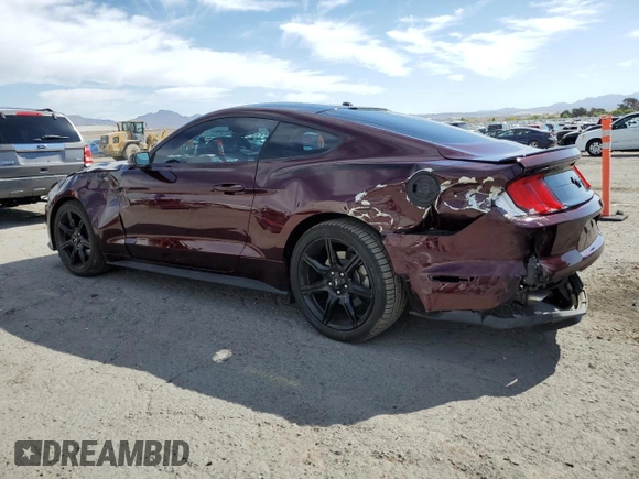 2018 Ford Mustang EcoBoost z VIN 1FA6P8TH0J5159939, wystawiony jako Copart lot #54256575 z przebiegiem 69 124 mil mil oraz Szkoda całkowita • Salvage title. Historia ofert i sprzedaży dostępna na DreamBid. Obrazek 2.