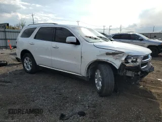 2013 Dodge Durango Crew with VIN 1C4RDJDG2DC699113, listed as a Copart auction lot 53375805 with 183,679 mi miles and Salvage title. Bid and sale history available at DreamBid. Image 4.