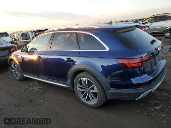 2019 Audi allroad A4 Premium with VIN WA17NAF46KA106587, listed as a Copart auction lot 80711834 with 93,375 mi miles and Salvage Title. Bid and sale history available at DreamBid. Image 2.