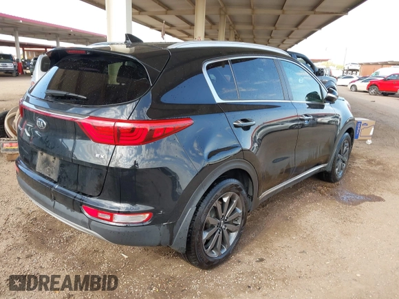 2018 Kia Sportage EX with VIN KNDPNCAC8J7460042, listed as a IAAI auction lot 41928598 with 234,870 mi miles and . Bid and sale history available at carsss.com. Image 4.