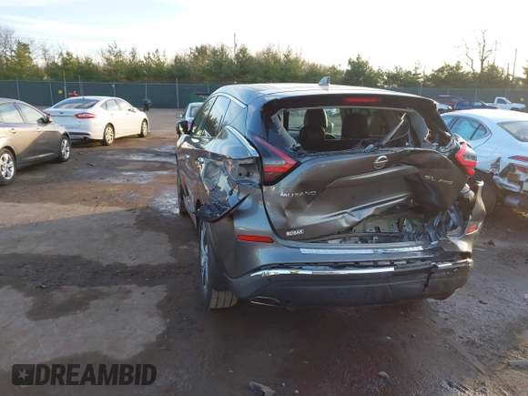 2021 Nissan Murano SL with VIN 5N1AZ2CS6MC130755, listed as a IAAI auction lot 40950186 with 48,134 mi miles and . Bid and sale history available at DreamBid. Image 3.