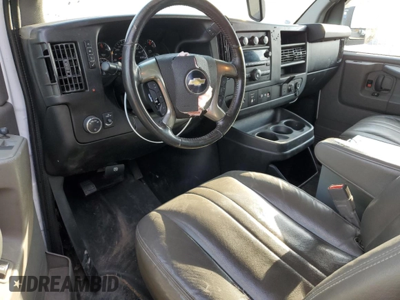 2015 Chevrolet Express Cargo with VIN 1GCZGUCG8F1264704, listed as a Copart auction lot 81811474 with 114,670 mi miles and Salvage title. Bid and sale history available at DreamBid. Image 8.