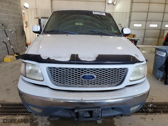 2001 Ford F-150 SuperCrew XLT with VIN 1FTRW08L21KE03150, listed as a Copart auction lot 67372004 with 184,124 mi miles and Salvage Title. Bid and sale history available at carsss.com. Image 5.