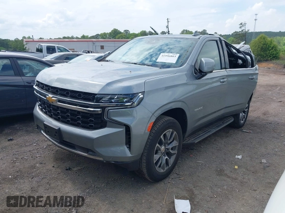 2024 Chevrolet Tahoe LS z VIN 1GNSCMKD1RR300119, wystawiony jako IAAI lot #41996803 z przebiegiem 19 003 mil mil oraz . Historia ofert i sprzedaży dostępna na DreamBid. Obrazek 2.