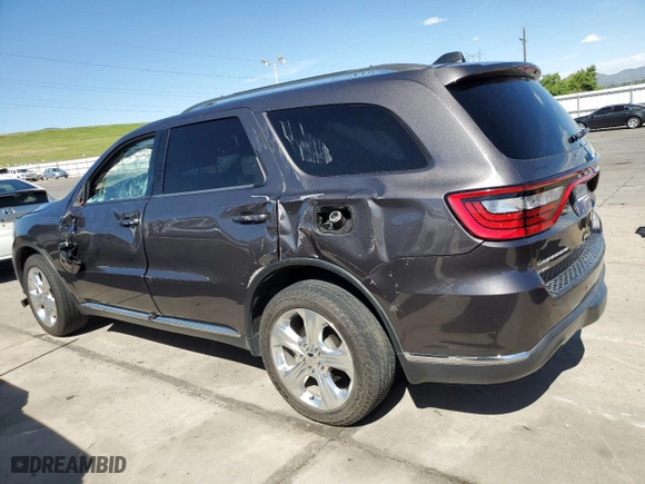2014 Dodge Durango Limited with VIN 1C4SDJDT9EC394501, listed as a Copart auction lot 58161754 with 86,066 mi miles and Clean Title. Bid and sale history available at carsss.com. Image 2.