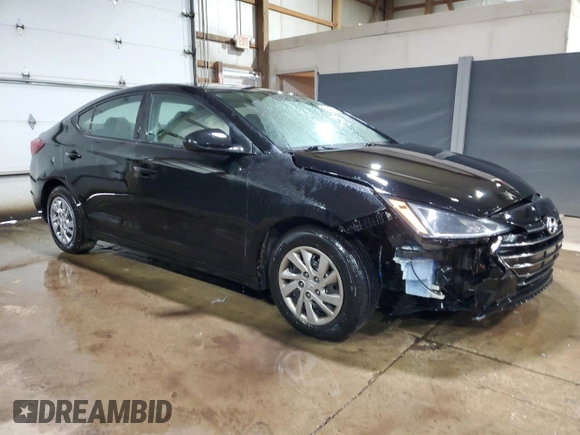 2019 Hyundai Elantra SE with VIN KMHD74LF3KU784055, listed as a Copart auction lot 49788135 with 110,824 mi miles and Clean Title. Bid and sale history available at DreamBid. Image 4.
