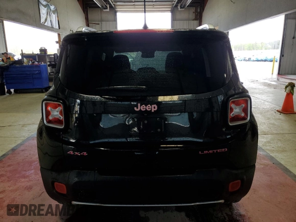 2018 Jeep Renegade Limited z VIN ZACCJBDB5JPH55299, wystawiony jako Copart lot #55122775 z przebiegiem Nie podano mil oraz Szkoda całkowita • Salvage title. Historia ofert i sprzedaży dostępna na DreamBid. Obrazek 6.