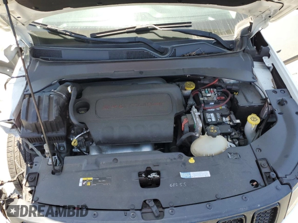 2020 Jeep Compass Latitude with VIN 3C4NJCBB8LT257630, listed as a Copart auction lot 58979745 with 128,196 mi miles and Salvage title. Bid and sale history available at DreamBid. Image 12.
