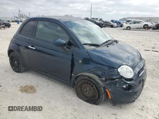 2014 FIAT 500 Pop with VIN 3C3CFFAR2ET184979, listed as a Copart auction lot 44403835 with 51,419 mi miles and Salvage Title. Bid and sale history available at carsss.com. Image 4.
