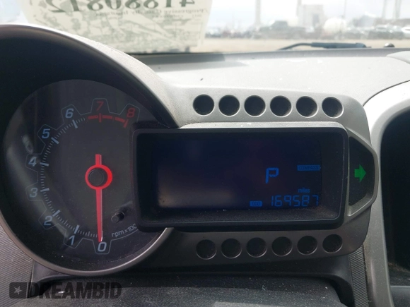 2012 Chevrolet Sonic LT with VIN 1G1JC5SH1C4136526, listed as a IAAI auction lot 41880812 with 169,587 mi miles and . Bid and sale history available at DreamBid. Image 15.
