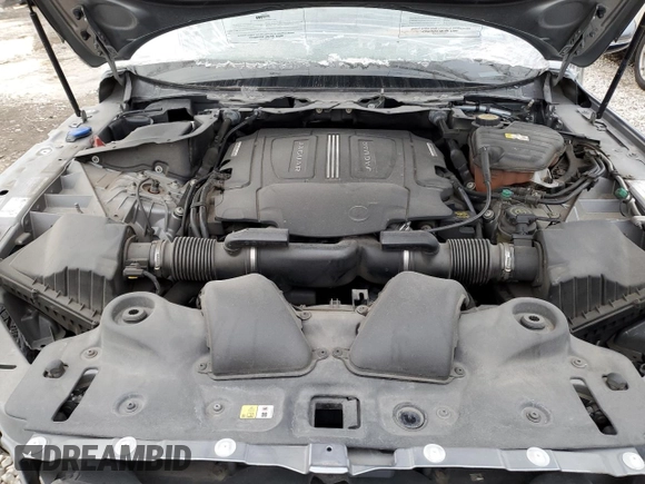 2015 Jaguar XJ with VIN SAJWA2GZ4F8V82350, listed as a Copart auction lot 83824414 with 47,767 mi miles and Salvage Title. Bid and sale history available at carsss.com. Image 11.