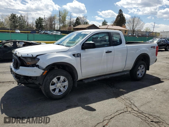 2020 Ford Ranger XL with VIN 1FTER1FH7LLA08727, listed as a Copart auction lot 53996225 with 26,131 mi miles and Salvage Title. Bid and sale history available at DreamBid. Image 1.