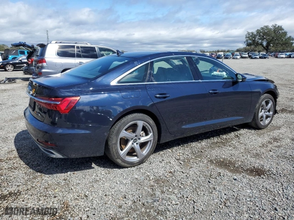 2024 Audi A6 Sedan Premium Plus with VIN WAUE3BF24RN046462, listed as a Copart auction lot 46875095 with 20,333 mi miles and Clean Title. Bid and sale history available at carsss.com. Image 3.