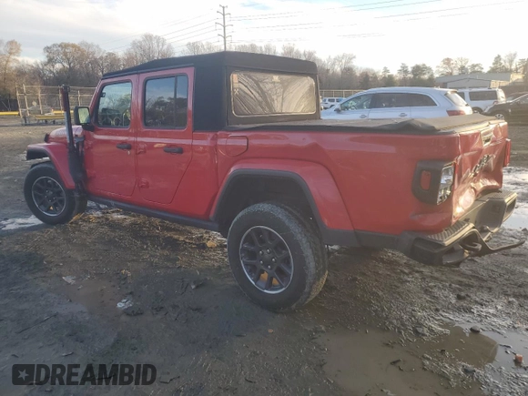 2022 Jeep Gladiator Willys с VIN 1C6JJTAM3NL162559, выставлен на аукционе Copart как лот 82410704 с пробегом 54 457 миль миль и Списание • Salvage title. История ставок и продаж доступна на DreamBid. Изображение 2.