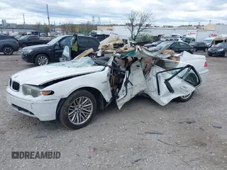2004 BMW 7 Series 745Li with VIN WBAGN63554DS54633, listed as a IAAI auction lot 42050972 with Not Provided miles and . Bid and sale history available at carsss.com. Image 23.