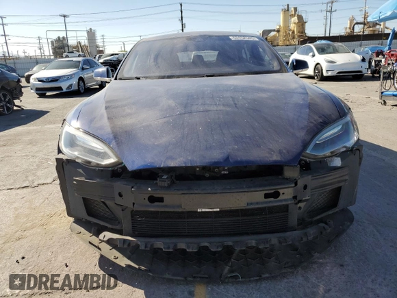 2016 Tesla Model S 70 with VIN 5YJSA1E14GF160066, listed as a Copart auction lot 62452545 with 79,860 mi miles and Salvage title. Bid and sale history available at DreamBid. Image 5.