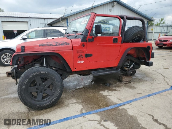 2000 Jeep Wrangler SE with VIN 1J4FA29P6YP793045, listed as a Copart auction lot 58756715 with 202,110 mi miles and Salvage title. Bid and sale history available at DreamBid. Image 1.