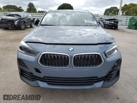 2023 BMW X2 xDrive28i with VIN WBXYJ1C07P5V54492, listed as a Copart auction lot 80983664 with 24,178 mi miles and Salvage Title. Bid and sale history available at carsss.com. Image 5.