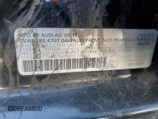 2011 Audi A4 Premium с VIN WAUAFAFLXBN056086, выставлен на аукционе Copart как лот 46919565 с пробегом 97 102 миль миль и Чистый • Clean title. История ставок и продаж доступна на DreamBid. Изображение 12.