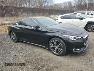 2017 Infiniti Q60 Premium with VIN JN1CV7EKXHM110109, listed as a Copart auction lot 49949525 with 45,424 mi miles and Salvage title. Bid and sale history available at DreamBid. Image 4.