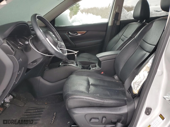 2017 Nissan Rogue SL with VIN 5N1AT2MVXHC811002, listed as a Copart auction lot 43378935 with 60,530 mi miles and Salvage Title. Bid and sale history available at carsss.com. Image 7.