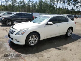 2015 Infiniti Q40 with VIN JN1CV6AR1FM521201, listed as a Copart auction lot 50913775 with 93,468 mi miles and Salvage Title. Bid and sale history available at DreamBid. Image 1.