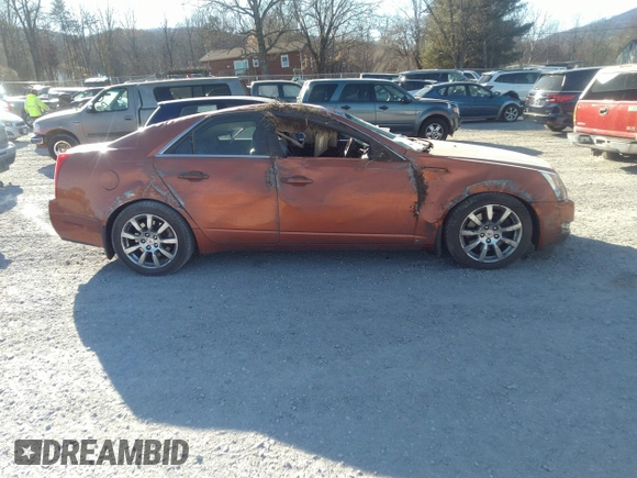 2008 Cadillac CTS AWD w/1SB with VIN 1G6DT57V980188992, listed as a IAAI auction lot 40945087 with 63,744 mi miles. Bid and sale history available at carsss.com. Image 13.