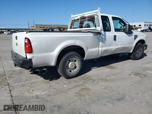 2008 Ford Super Duty F-250 SRW XL with VIN 1FTSX20R88EC82966, listed as a Copart auction lot 43568875 with 330,345 mi miles and Salvage Title. Bid and sale history available at carsss.com. Image 3.