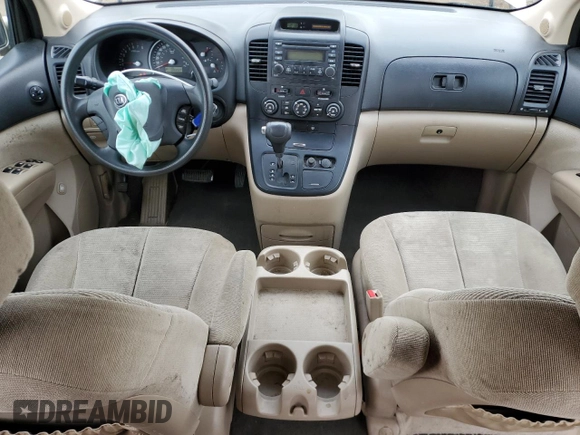 2008 Kia Sedona with VIN KNDMB133586265836, listed as a Copart auction lot 50717925 with 126,892 mi miles and Salvage Title. Bid and sale history available at carsss.com. Image 8.
