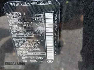 2021 Infiniti QX50 Luxe z VIN 3PCAJ5BB3MF109038, wystawiony jako IAAI lot #42232309 z przebiegiem 41 124 mil mil oraz . Historia ofert i sprzedaży dostępna na DreamBid. Obrazek 9.