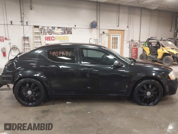 2010 Dodge Avenger SXT with VIN 1B3CC4FB8AN119344, listed as a IAAI auction lot 41844694 with 124,839 mi miles and . Bid and sale history available at DreamBid. Image 14.