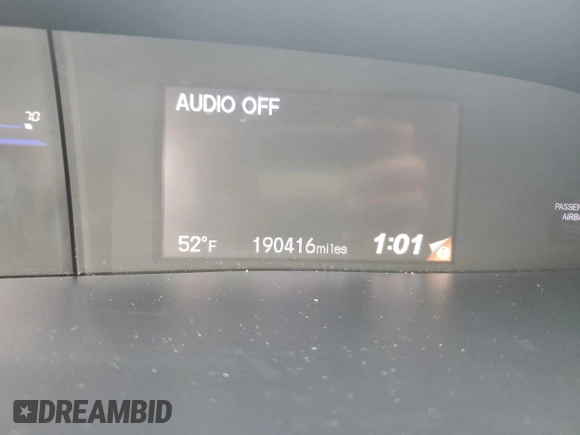2012 Honda Civic EX with VIN 19XFB2F89CE002130, listed as a Copart auction lot 48515155 with 190,416 mi miles and Salvage Title. Bid and sale history available at DreamBid. Image 9.