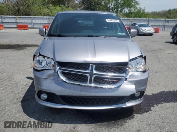 2019 Dodge Grand Caravan SXT with VIN 2C4RDGCG7KR622259, listed as a Copart auction lot 54888855 with 120,613 mi miles and Salvage Title. Bid and sale history available at DreamBid. Image 5.