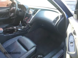 2019 Infiniti Q50 RED SPORT 400 with VIN JN1FV7AP4KM760186, listed as a IAAI auction lot 41626042 with 57,324 mi miles. Bid and sale history available at carsss.com. Image 5.