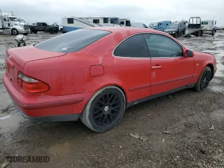 1999 Mercedes-Benz CLK-Class with VIN WDBLJ65G9XF072789, listed as a Copart auction lot 42996795 with 157,750 mi miles and Salvage Title. Bid and sale history available at carsss.com. Image 3.